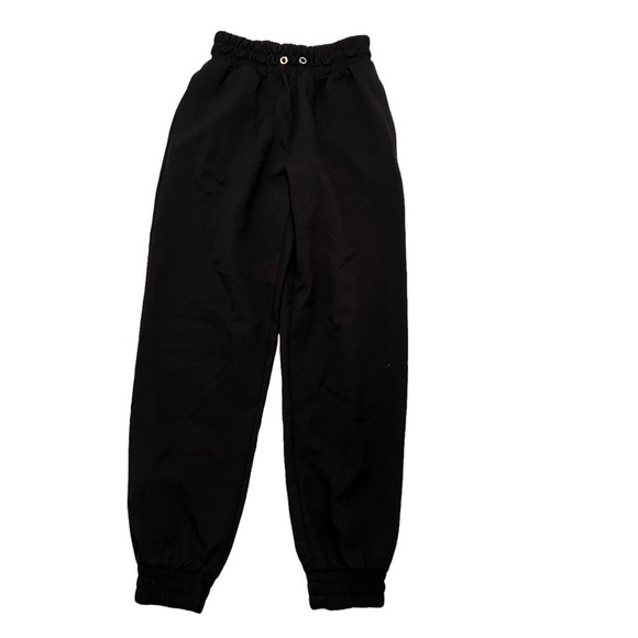 Zara Jogger Pants Black Thick Waistband - Picture 1 of 10